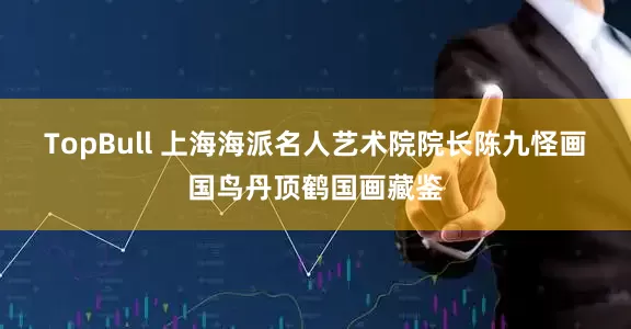 TopBull 上海海派名人艺术院院长陈九怪画国鸟丹顶鹤国画藏鉴